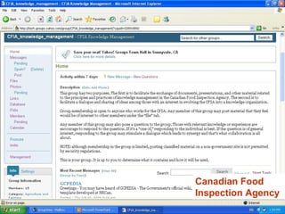 Canadian Food Inspection Agency 