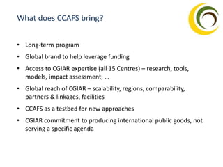 Governance and Institutions Across Scales in Climate Resilient Food Systems