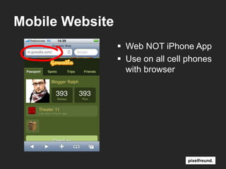 Mobile WebsiteWeb NOT iPhoneAppUse on all cellphoneswithbrowser