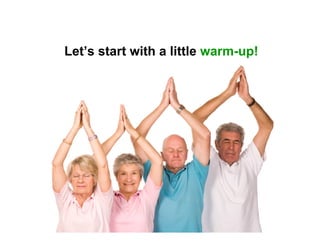 Let’s start with a little warm-up!




© 2007-2011 WiderFunnel Marketing Inc. | widerfunnel.com | @chrisgoward
 