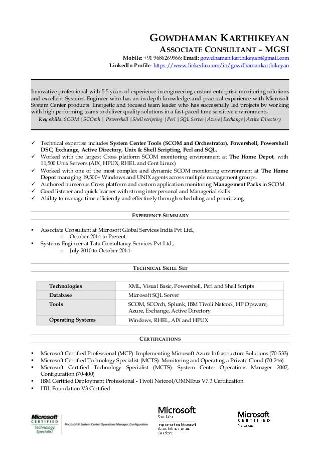 gowdhaman karthikeyan resume sccm resume