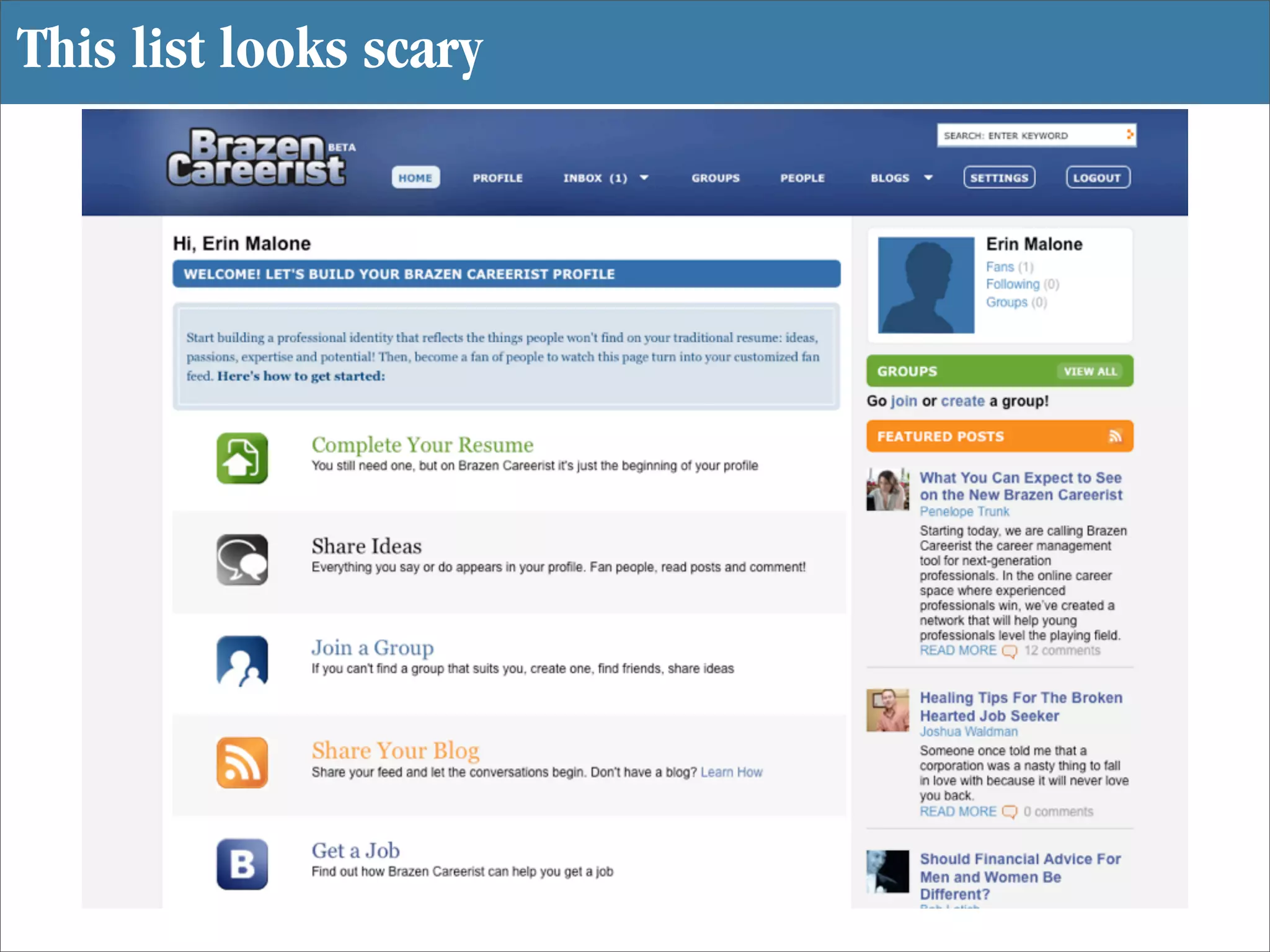 This list looks scary
 