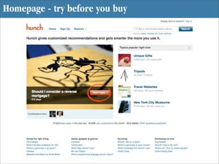 Homepage - try before you buy
 
