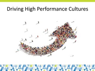 Driving High Performance Cultures
 