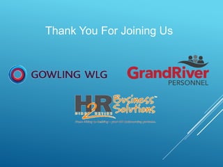 Thank You For Joining Us
 