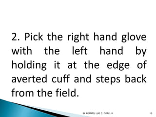 GOWNING AND GLOVING TECHNIQUE | PPTX