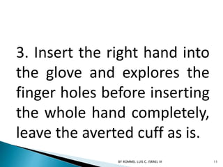 GOWNING AND GLOVING TECHNIQUE | PPTX