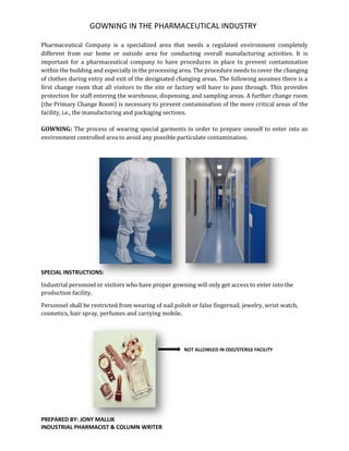 Cleanroom Entry and Exit Procedures