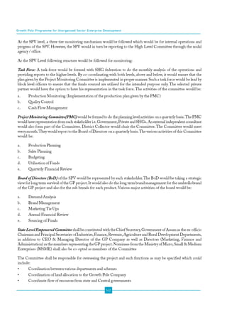 Gowth Pole Programme for Unorganised Sector Enterprise Development