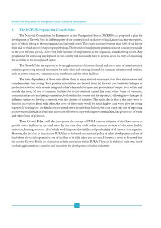 Gowth Pole Programme for Unorganised Sector Enterprise Development