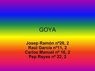 GOYA Josep Ramón nº20, 2 Raúl García nº11, 2 Carlos Manuel nº 16, 2 Pep Reyes nº 22, 2 