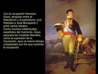 En Julio de 1812 murió Josefa Bayeu. Poco después Goya contrató como ama de llaves a Leocadia Zorrilla de Weiss, con la que entablaría una relación, fruto de la cual nació Rosario Weiss en 1814. Autorretrato (1815) Óleo sobre lienzo.  46 x 35 cm. Museo del Prado 