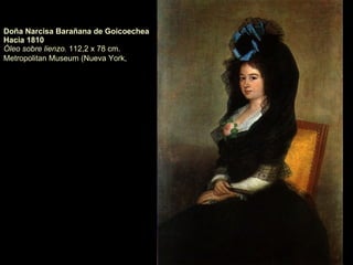 Los Desastres de la Guerra Desde 1810 hasta 1820 plasma escenas que narran el lado miserable de la guerra, las muertes, las torturas, testimonios amargos cargados de pesimismo.  Son 82 estampas, una crónica social de fuerte carga antibelicista.  Las técnicas empleadas son aguafuerte, aguatinta, punta seca y buril.  