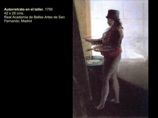 Cómicos ambulantes (1793)   Óleo sobre hojalata.  42 x 32 cm. Museo del Prado. Madrid 