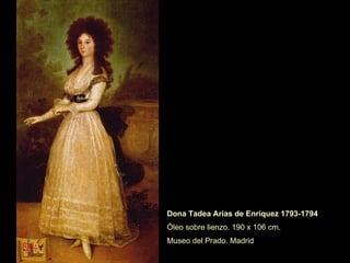 La Duquesa de Alba y la dueña (1795)   Óleo sobre lienzo. 30,7 x 25,4 cm.  Museo del Prado Madrid 