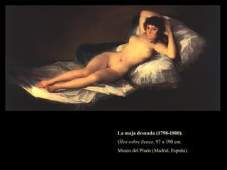 El Dos de Mayo de 1808 en Madrid o La lucha de los mamelucos en la Puerta del Sol (1814).   Óleo sobre lienzo.  268 x 347 cm. Museo del Prado Cuando Fernando VII volvió al poder en 1813, Goya le envió una petición para conmemorar las “acciones heroicas de sus compatriotas”. 