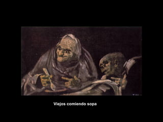 Viejos comiendo sopa 