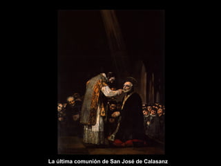 La última comunión de San José de Calasanz 