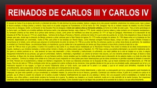 REINADOS DE CARLOS III Y CARLOS IV
El reinado de Carlos III es la época del triunfo y la felicidad del artista. En ella dominan los temas amables, festivos y alegres de la vida popular madrileña; predominan los colores puros, rojos y grises;
la factura acabada, el dibujo preciso y continuo. Goya nació en el pueblo aragonés de Fuendetodos, el 30 de marzo de 1746, Zaragoza. Hijo de un maestro dorador de retablos, los años iniciales
transcurren en Zaragoza; recibió su formación en las Escuelas Pías de Zaragoza e inició con catorce años su formación artística, se formó en el taller de José Luzán. Tras un lento aprendizaje en
su tierra natal, y en Madrid, en el ámbito estilístico del barroco tardío y las estampas devotas, viaja a Italia en 1770, donde estudio el barroco italiano y traba contacto con el incipiente neoclasicismo.
Su formación pictórica se hizo dentro de la pintura tardo barroca y rococó, como ponen de manifiesto sus obras de juventud. En 1771 se haya en Zaragoza, interviniendo en la decoración de las
bóvedas de El Pilar. Se casa en 1773 con Josefa Bayeu, hermana de los Bayeu (Francisco y Ramón), pintores de Carlos III lo que le abre las puertas de la Corte. Esto despierta en Goya el deseo de
trabajar para esta, donde bajo la dirección de Mengs comienza a pintar cartones para la Real Fábrica de tapices. En 1775 recibe encargos de retratos. En 1780 desea entrar en la Academia de San
Fernando, eligiéndosele por unanimidad.. Vuelve al Pilar, para pintar en las bóvedas con Ramón Bayeu. Como intentará corregirle Francisco Bayeu, rompe con éste y vuelve a Madrid. Empieza a
concentrarse en el retrato, como vehículo para alcanzar el nombramiento de pintor de cámara. En 1786 es ya pintor del Rey. Es entonces cuando va a pintar obras llenas de optimismo. Se restablece
su amistad con Francisco Bayeu. Las emociones falsas y la importancia, que los nobles dan a las apariencias son temas que Goya comenzó a tocar ahora y tocaría el resto de su vida.
A partir de 1789 se inicia un giro político. A Carlos III le sucedió su hijo Carlos IV, su reinado estuvo mediatizado por la Revolución Francesa. Para evitar la entrada de las ideas revolucionarias en
España, destituyó a sus ministros ilustrados y nombro primer ministro a Godoy, en política exterior apoyó a Napoleón. En 1792 Goya contrae una extraña enfermedad y se encontró totalmente sordo.
Se opera un cambio profundo en su vida personal, se hace más observador y crítico, introvertido y malhumorado; el sufrimiento, una visión patética de la vida se instalan en su obra, la alegría
desapareció lentamente de sus pinturas, que gana en profundidad, realismo, creatividad y originalidad. Los colores se tornaron más oscuros, con una creciente presencia del negro, la factura a base
de manchas, el dibujo roto, los temas dramáticos o de una fantasía sombría, menos amables que los modelos que había pintado para la decoración de los palacios reales y su modo de pintar más
libre y expresivo. Continuó su trabajo como artista en la Corte pero buscó inspiración en otras partes para hacer observaciones que las obras comisionas no permiten expresar la fantasía e invención
sin límite. Rompió con el academicismo y trabajó con libertad e imaginación. Se inician sus relaciones amorosas con la Duquesa de Alba, que se hacen evidentes tras el fallecimiento, en 1796 del
duque. Pero de otro lado en 1799 es nombrado pintor del rey, gozaba de la plena confianza de los monarcas. Inicia grandes retratos en los que se da una pincelada suelta, preocupación por la luz y un
tratamiento espacial en los ropajes. La figura se recorta nítidamente sobre un fondo neutro, que puede ser la pared o un paisaje, y que es en verdad pura atmósfera, imposible de fijar
anecdóticamente, salvo excepciones, donde el volumen viene dado por la transparencia de las ropas.
En el retrato la pincelada suelta que sólo tímidamente aparecía en los cuadros primerizos es ahora el factor determinante y, sobre todo, su preocupación por la luz, preocupación quizá heredada de
Velázquez, de quien tanto aprendió y al que consideraba su verdadero maestro. Su pintura libre se da en frescos y gravados. Comienzan sus visiones oníricas. A partir de su sordera se vuelca en el
gravado, que le ofrece la ocasión de contactar con el público al poder multiplicar indefinidamente las copias de una estampa o lámina. Son una acusación contra la bestialidad y la maldad de los
hombres; una crítica política y social donde condena los horrores de la guerra. Su plástica nos traslada a un mundo inverisímil, oculto en lo más recóndito de la mente humana. Son creaciones
totalmente libres, donde rompe formalmente con los ideales neoclásicos de belleza. Como ilustrado hurga en las llagas más purulentas de la sociedad de su época, a la que critica ferozmente.
 