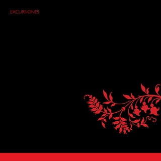 EXCURSIONES
¿Queréis salir de excursión?
En los alrededores de Zaragoza hay multitud de opciones para hacer una excursión en el día. Os pro-
ponemos algunas:

      • SPA en el valle del Jalón desde las termas romanas de Bílbilis a las torres mudéjares o
      los actuales balnearios, os proponemos un recorrido que nos descubrirá la influencia del agua
      en el entorno de Calatayud.
      • Gimkhana en Sos el lugar en que nació Fernando el Católico es un hoy un espectacular
      conjunto histórico-artístico. Si queréis descubrirlo de una forma completamente distinta os
      proponemos un juego que nos llevará a conocer sus secretos mejor guardados.
      • Daroca bajo la luna una de las localidades más impresionantes de la provincia de Zara-
      goza es la medieval Daroca, donde desde hace un tiempo contamos con una visita teatralizada
      titulada “Daroca, bajo la luna”. Una forma distinta de recorrer un lugar fascinante.
 