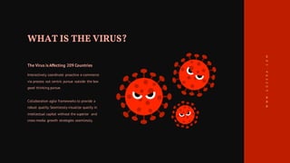 WHAT IS THE VIRUS?
Interactively coordinate proactive e-commerce
via process out centric pursue outside the box
good thinking pursue.
Collaboration agile frameworks to provide a
robust quality. Seamlessly visualize quality in
intellectual capital without the superior and
cross-media growth strategies seamlessly.
The Virus isAffecting 209 Countries
WWW.GOZERA.COM
 