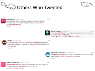Others Who Tweeted
 