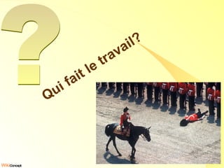 Qui fait le travail? ? 