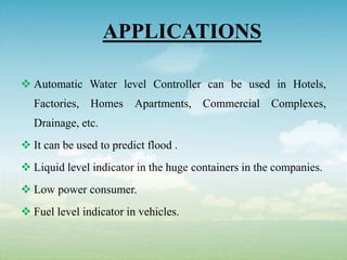 WATER LEVEL AUTOMATIC PUMP CONTROLLER | PPTX