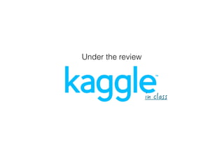 in class
Under the review
 