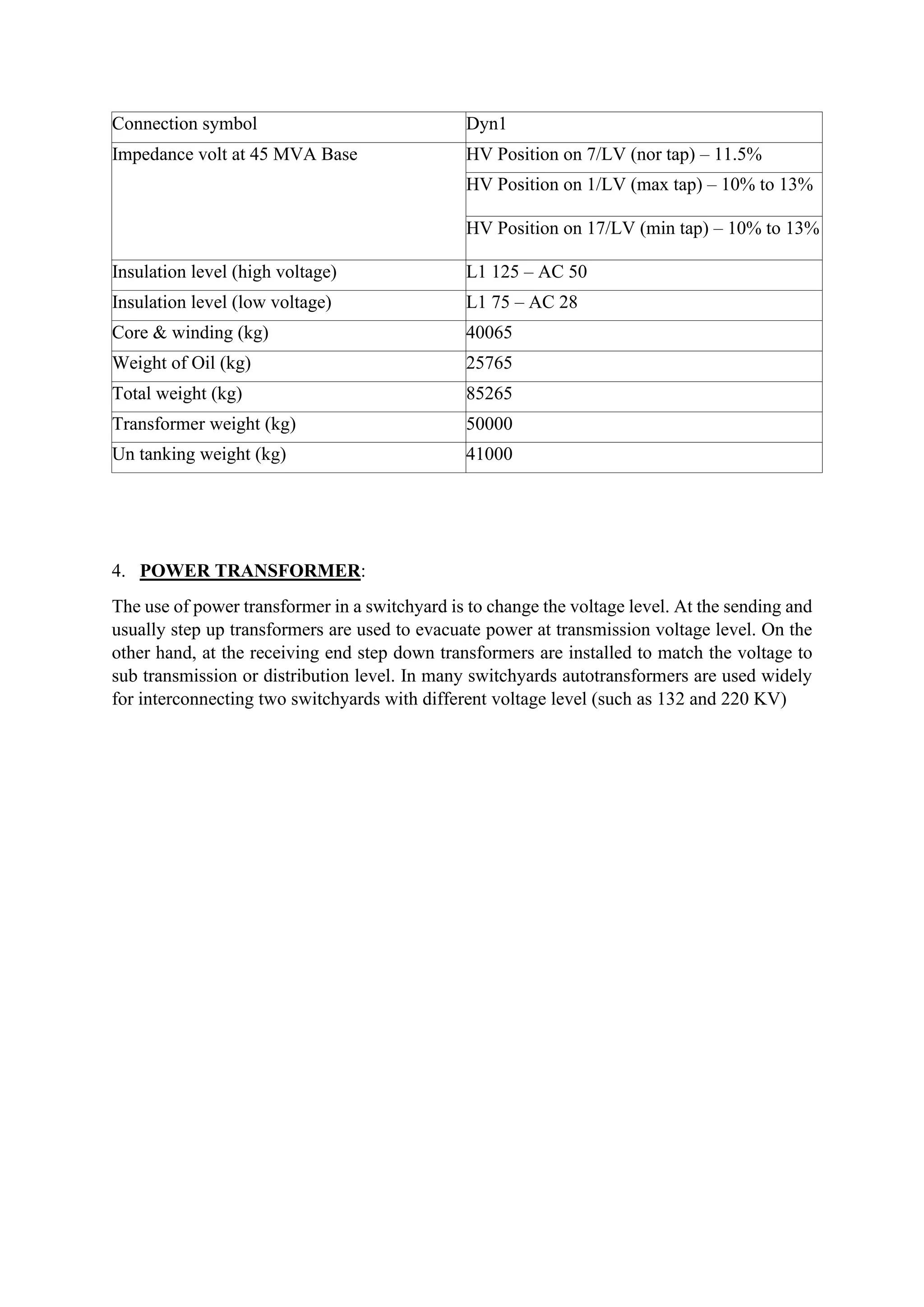 Design of substation (with Transformer Design) | PDF