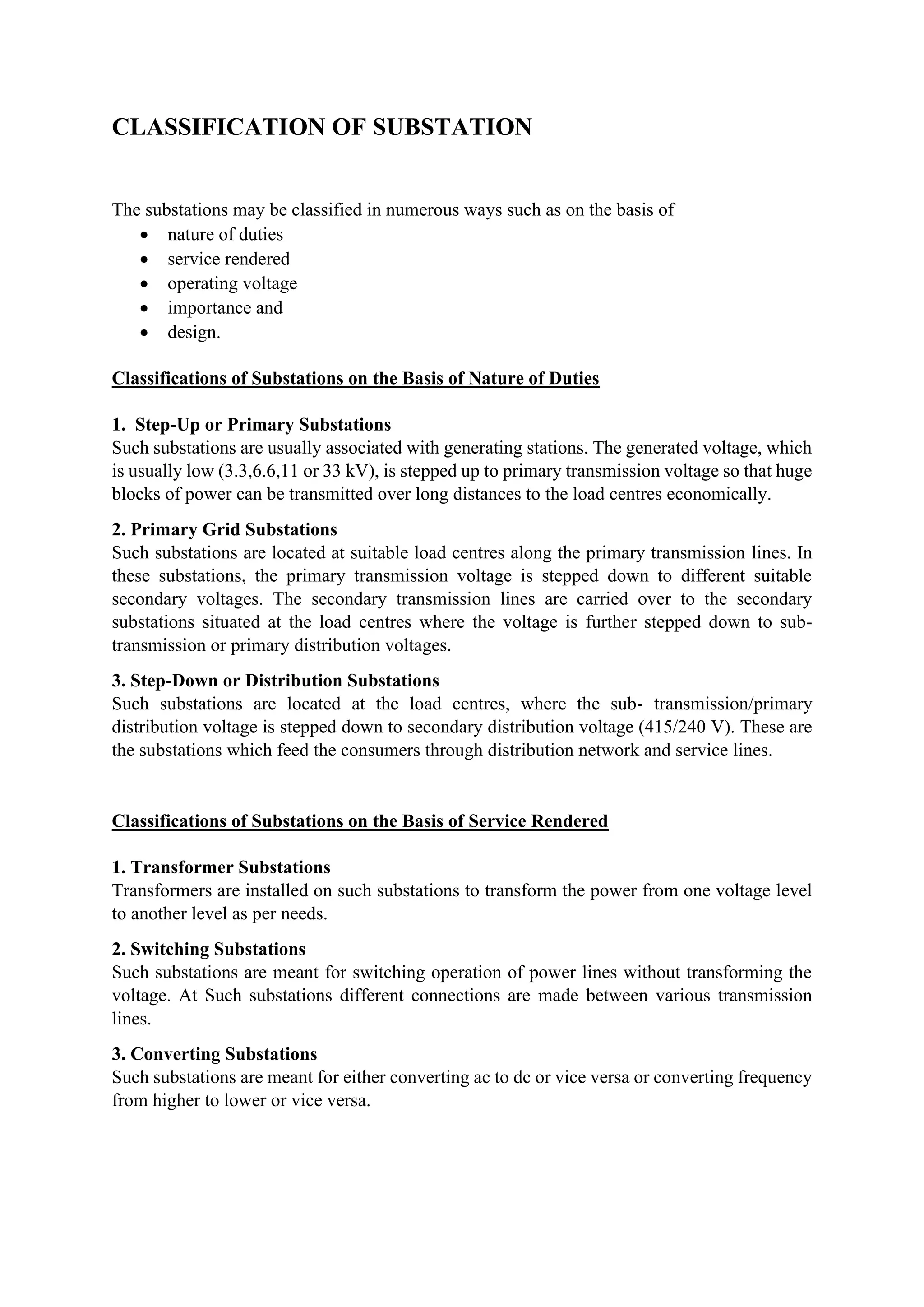 Design of substation (with Transformer Design) | PDF