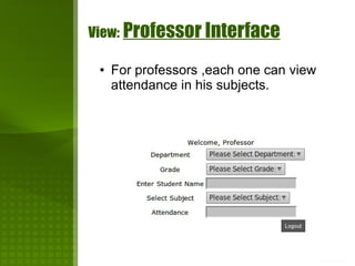 Java Based RFID Attendance Management System Graduation Project ...