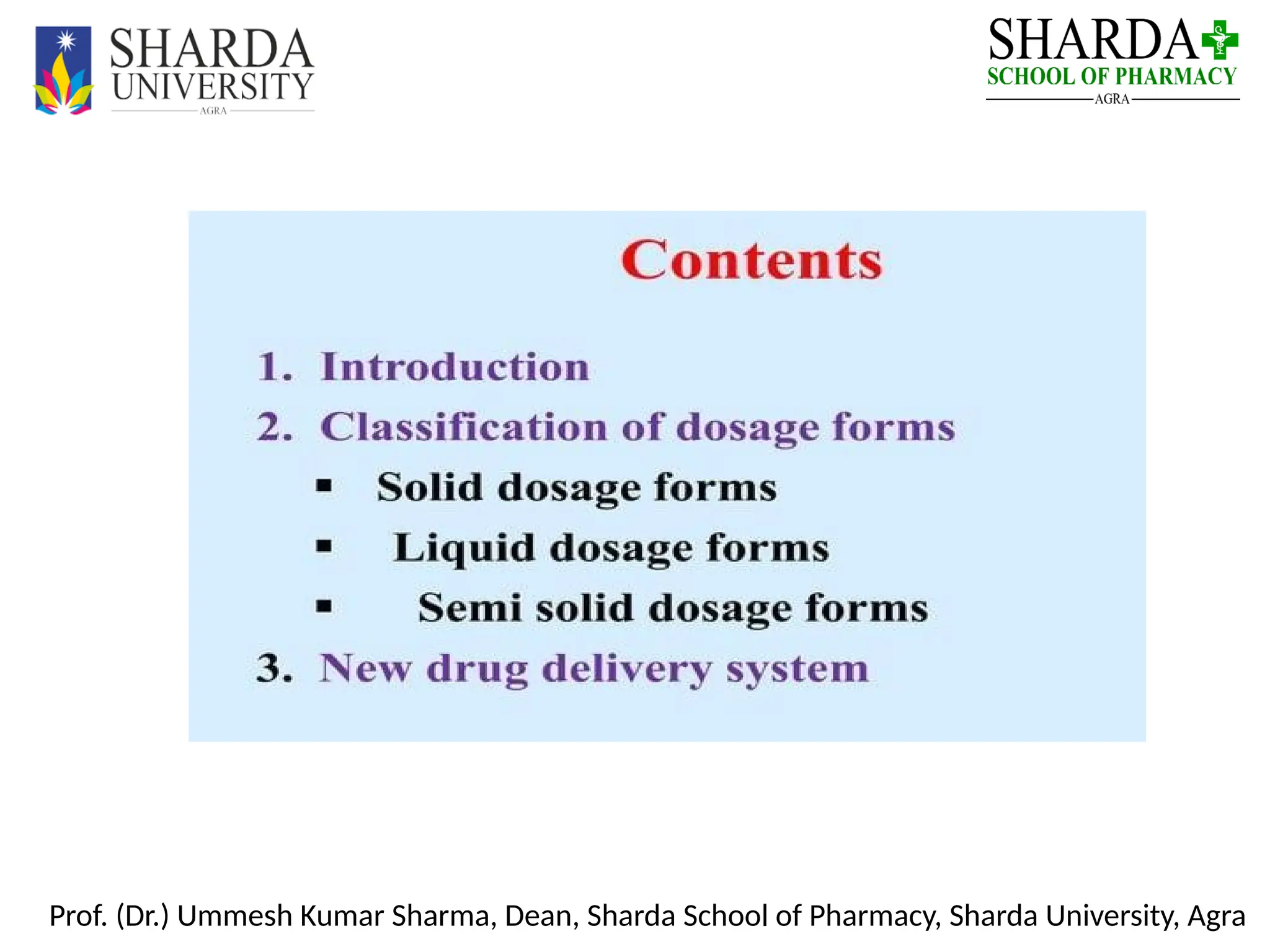 PHARMACEUTICS -I: Dosage form: Introduction to dosage forms ...