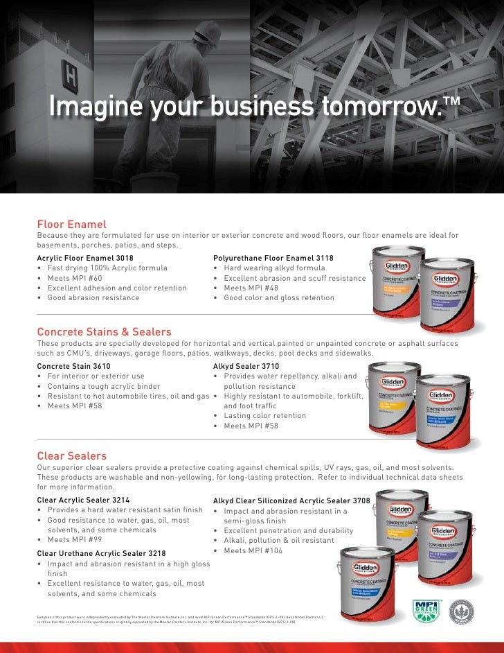 Glidden Professional Concrete Coatings
