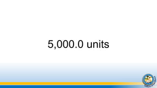 5,000.0 units
 