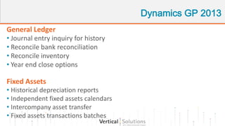 Microsoft Dynamics GP 2013 Overview | PPTX