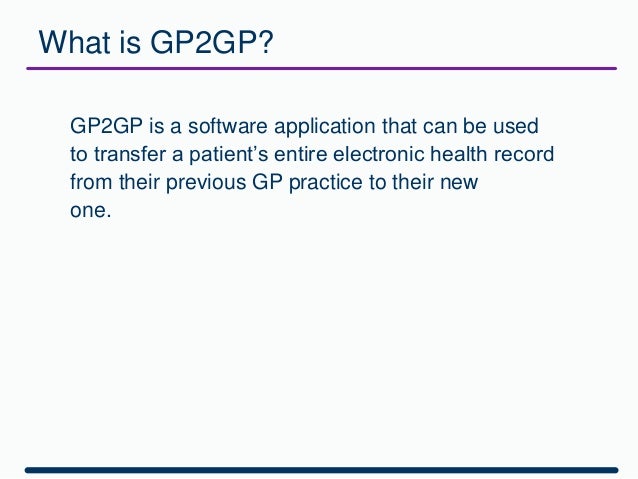 Electronic Transfer Of Medical Records