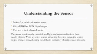 Interfacing GP2Y0D80Z0F Infrared Distance Sensor with Arduino UNO for ...