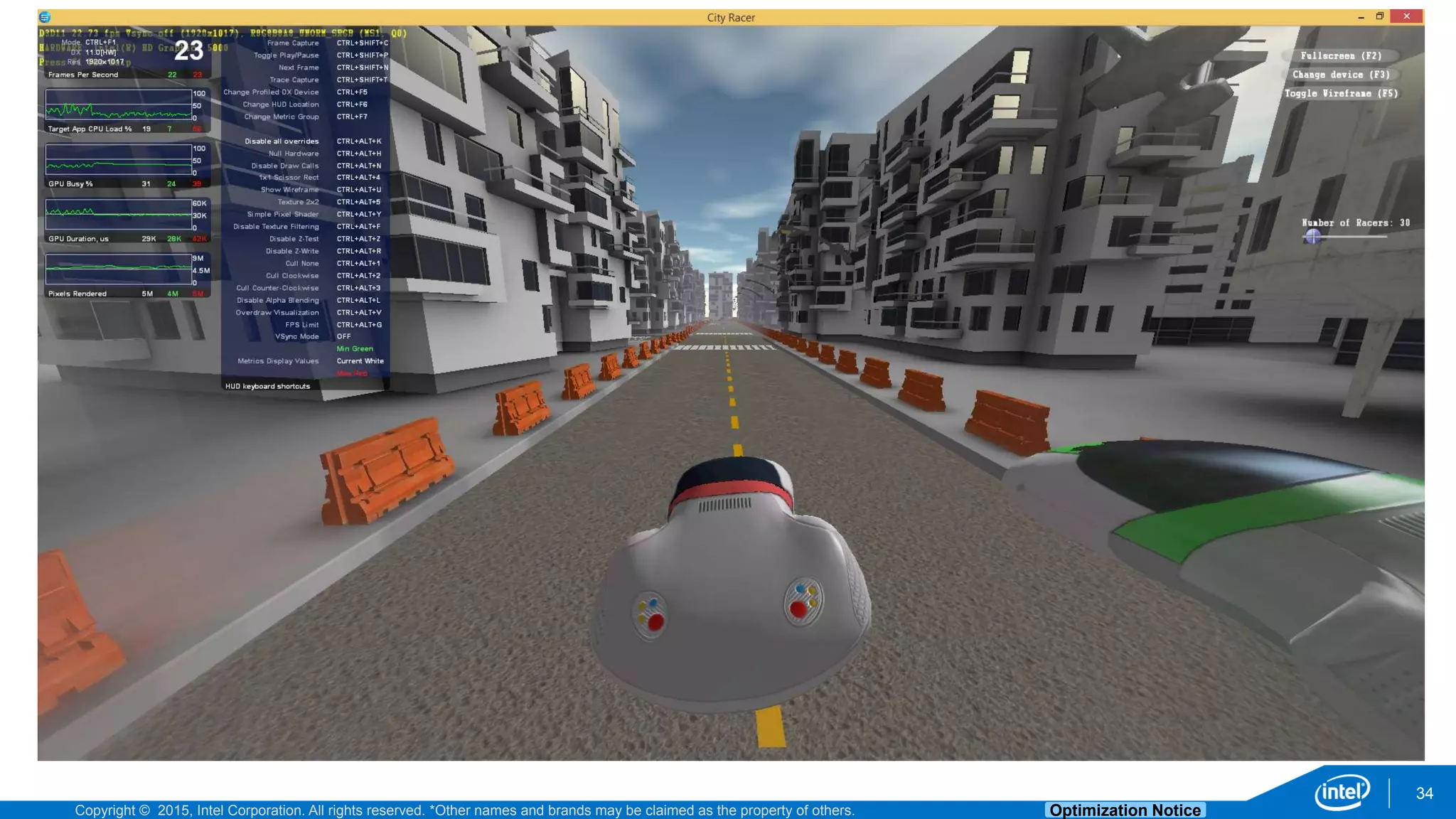 Copyright © 2015, Intel Corporation. All rights reserved. *Other names and brands may be claimed as the property of others. Optimization Notice
34
 