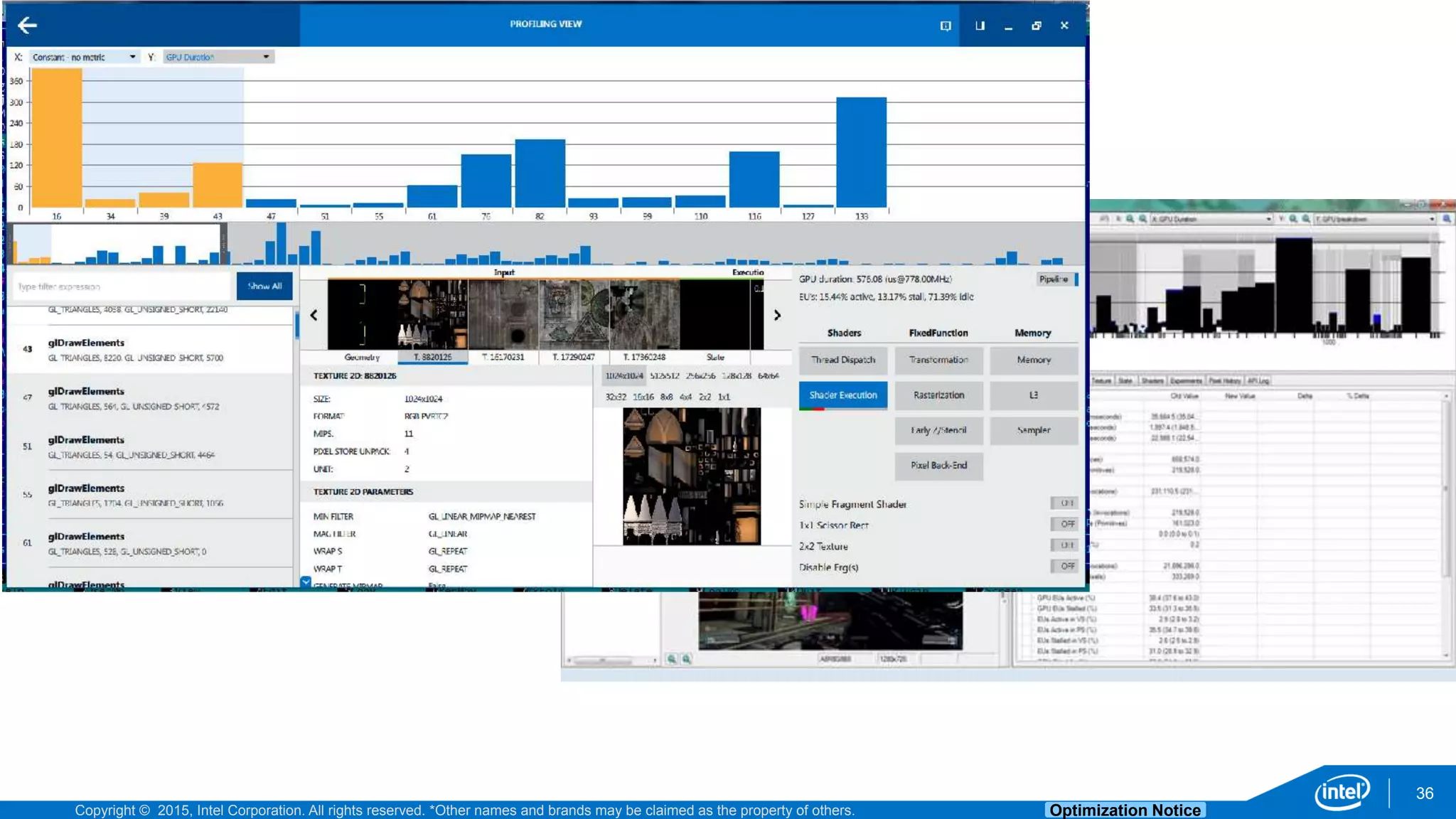 Copyright © 2015, Intel Corporation. All rights reserved. *Other names and brands may be claimed as the property of others. Optimization Notice
36
 