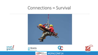 Connections = Survival
#GPACONF14
 