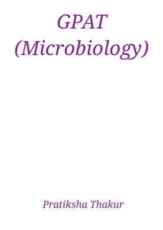 GPAT (Microbiology) 