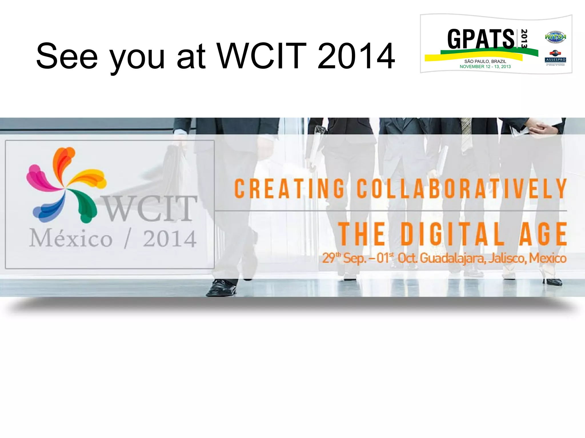 See you at WCIT 2014
