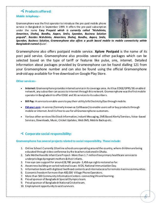 Identify the value proposition of grameen phones business model picture