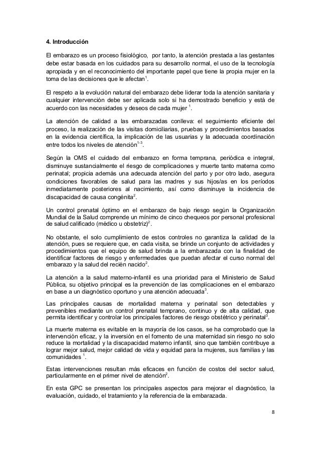 Gpc Control Prenatal 2015 Msp Ecuador 2015