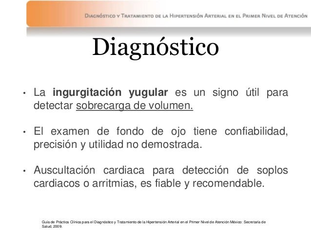 Breve guía de hipertensión leve tratamiento