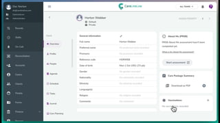 Digitising Social Care
Recording consent
 