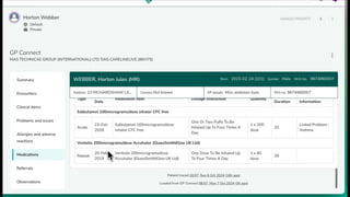 Digitising Social Care
GP Connect: Referrals
 