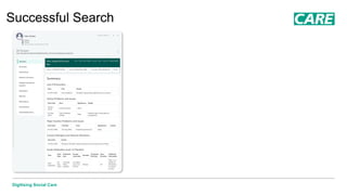Digitising Social Care
Successful Search
 