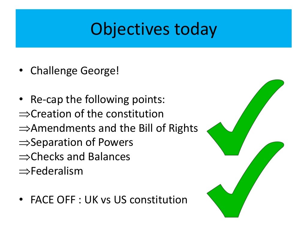 G&P US Constitution Key Points